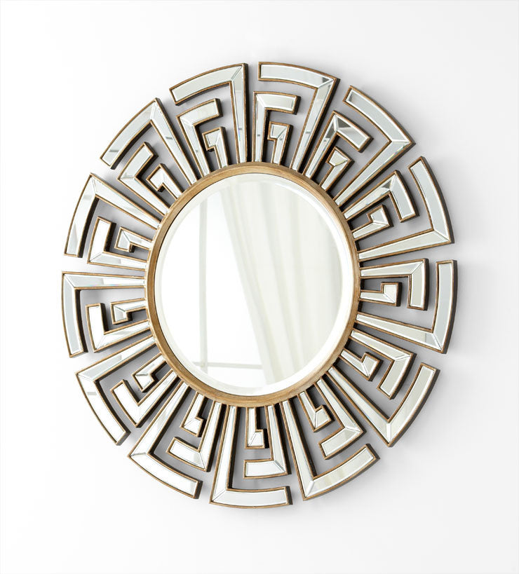 Cleopatra 47"Dia Mirror - Grats Decor Interior Design & Build Inc.