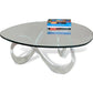 Acrylic & Glass 44" Table - Rounded - Grats Decor Interior Design & Build Inc.