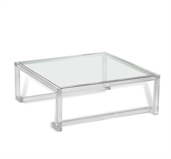 Clear Acrylic 48" Table - Square - Grats Decor Interior Design & Build Inc.