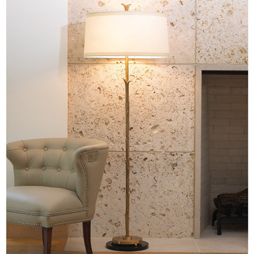 Organic Floor Lamp - Antique Brass Finish - Grats Decor Interior Design & Build Inc.