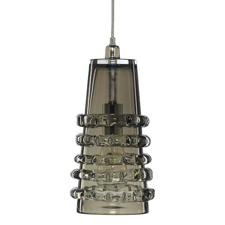 Long Ribbon Pendant - Clear - Grats Decor Interior Design & Build Inc.
