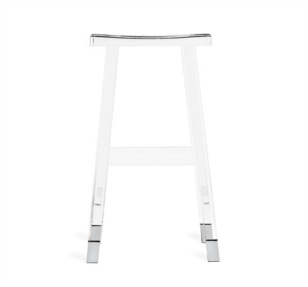 Reva Bar Stool - Nickel - Grats Decor Interior Design & Build Inc.