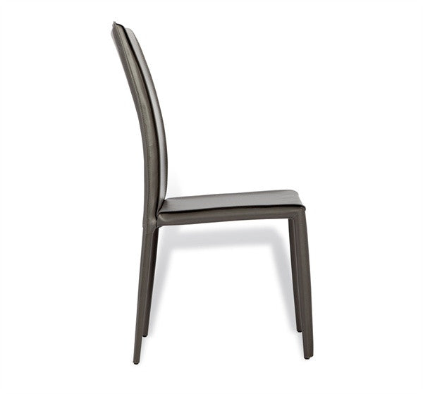 High Back Dining Chair S/2 - Gray - Grats Decor Interior Design & Build Inc.