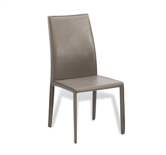 High Back Dining Chair S/2 - Taupe - Grats Decor Interior Design & Build Inc.