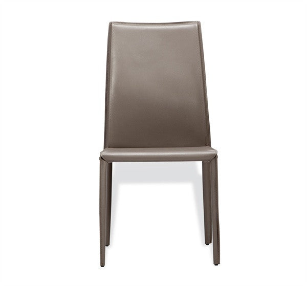 High Back Dining Chair S/2 - Taupe - Grats Decor Interior Design & Build Inc.