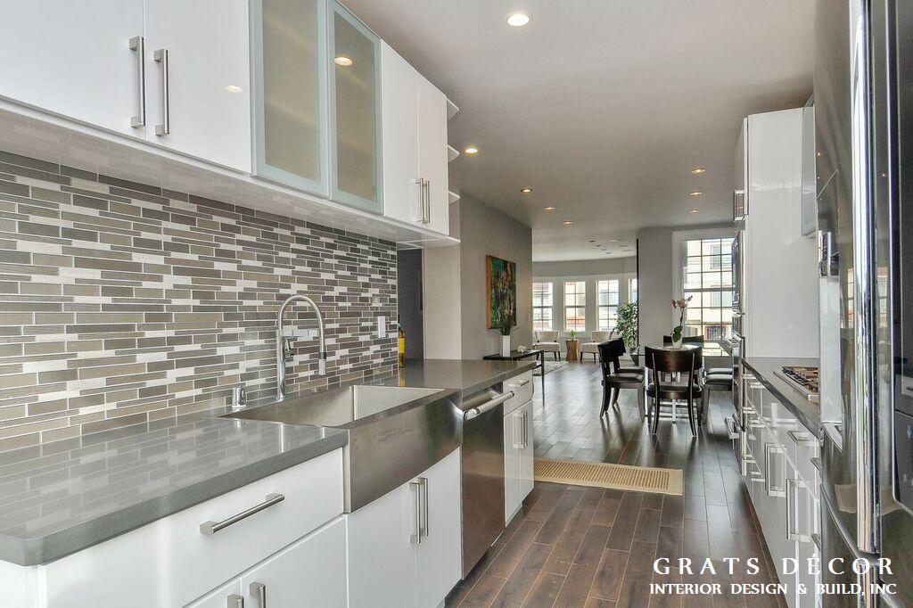 Sunset Kitchen Remodel - Grats Decor Interior Design & Build Inc.