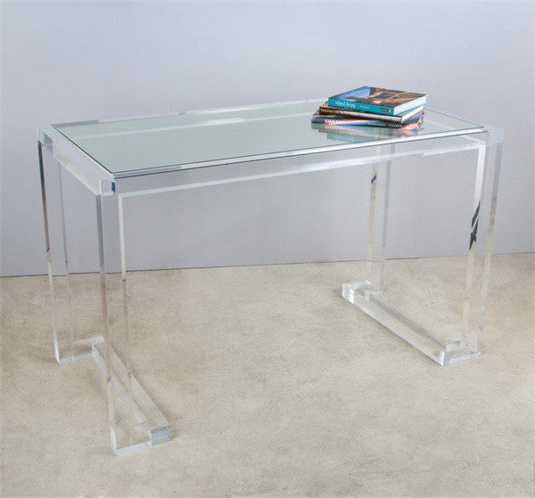 Acrylic & Glass 48" Table - Grats Decor Interior Design & Build Inc.