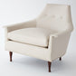 Brigitte Leather Chair - Grats Decor Interior Design & Build Inc.