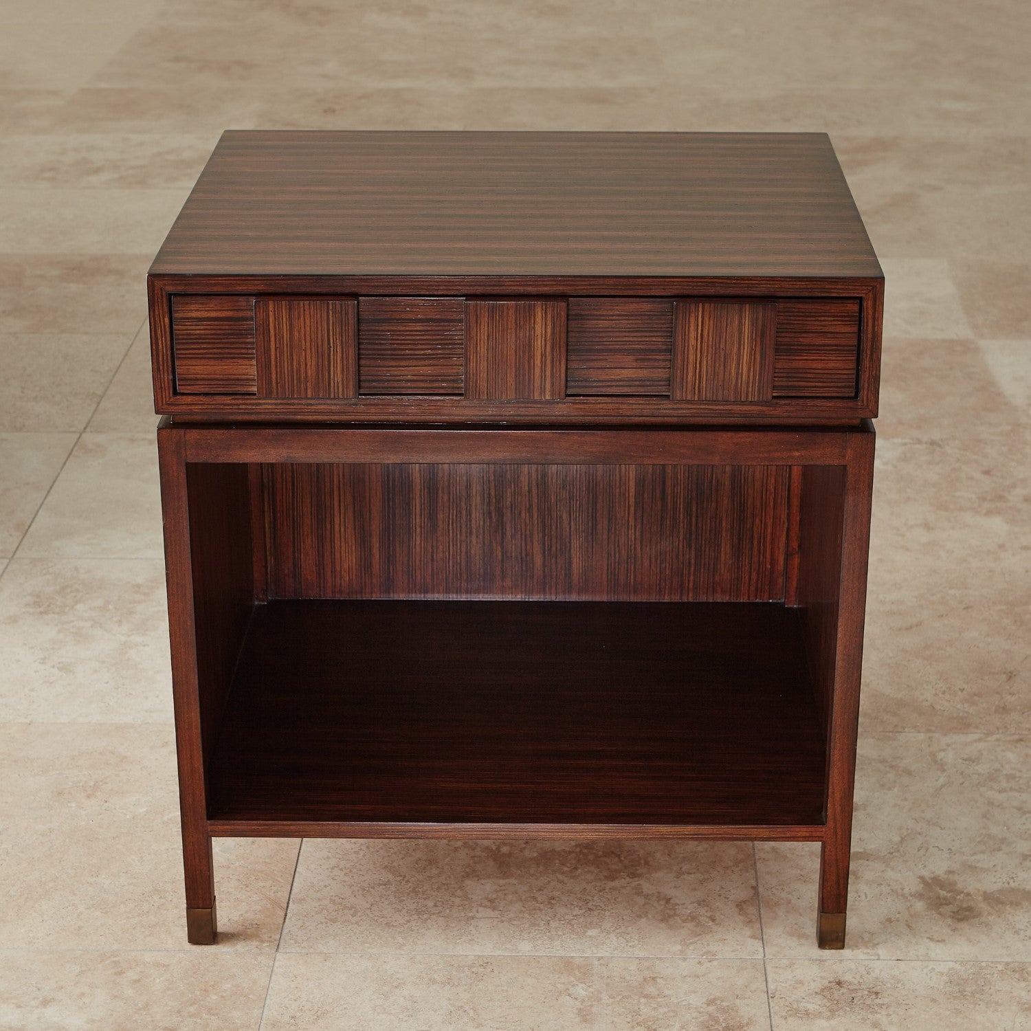Quad Block Bedside Table - Grats Decor Interior Design & Build Inc.
