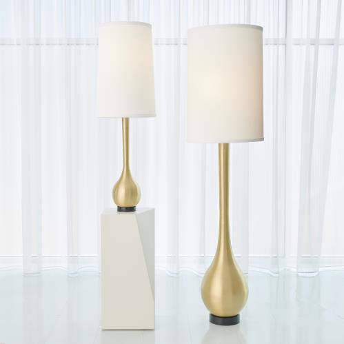 Bulb 81"H Floor Lamp - Brushed Brass - Grats Decor Interior Design & Build Inc.