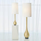 Bulb Vase Table Lamp - Brushed Antique Brass - Grats Decor Interior Design & Build Inc.