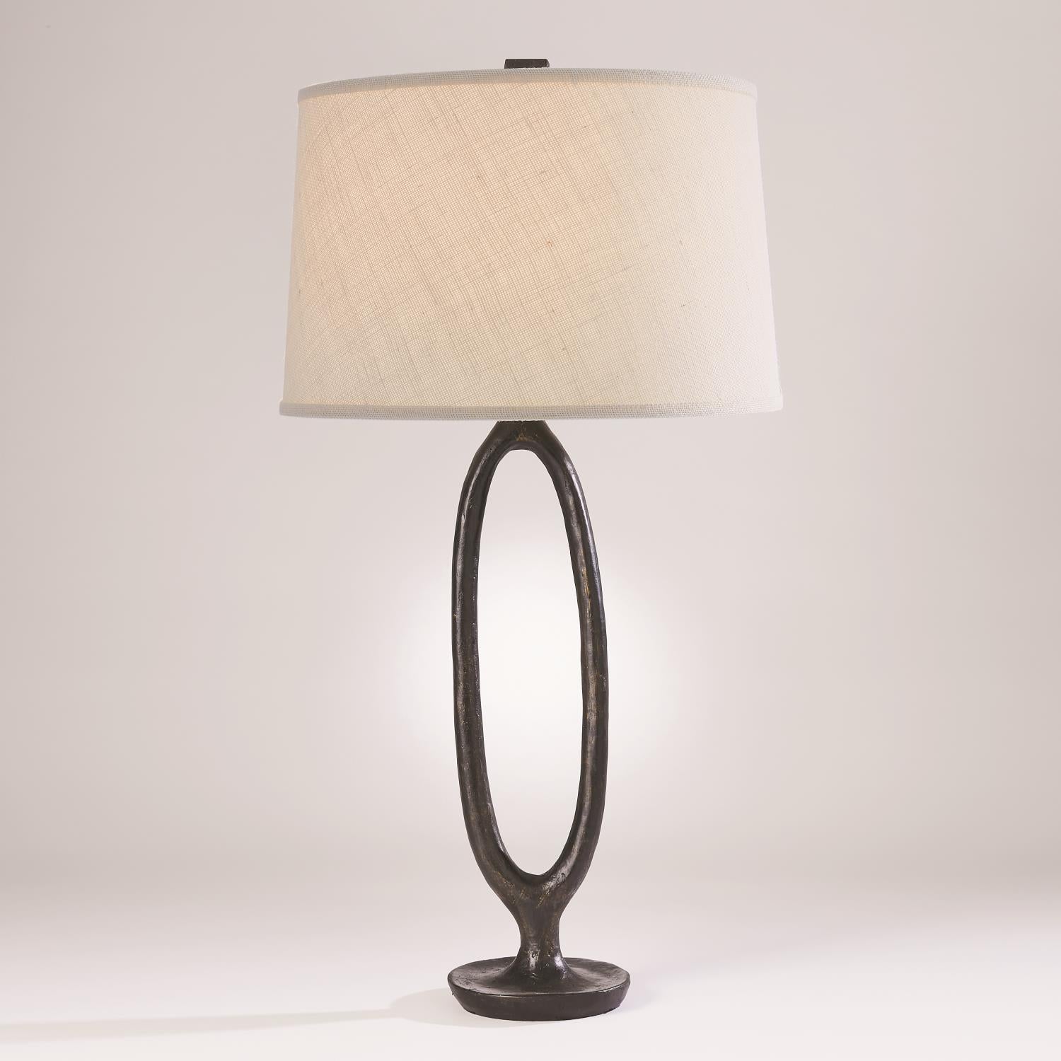 Ellipse Table Lamp - Bronze - Grats Decor Interior Design & Build Inc.
