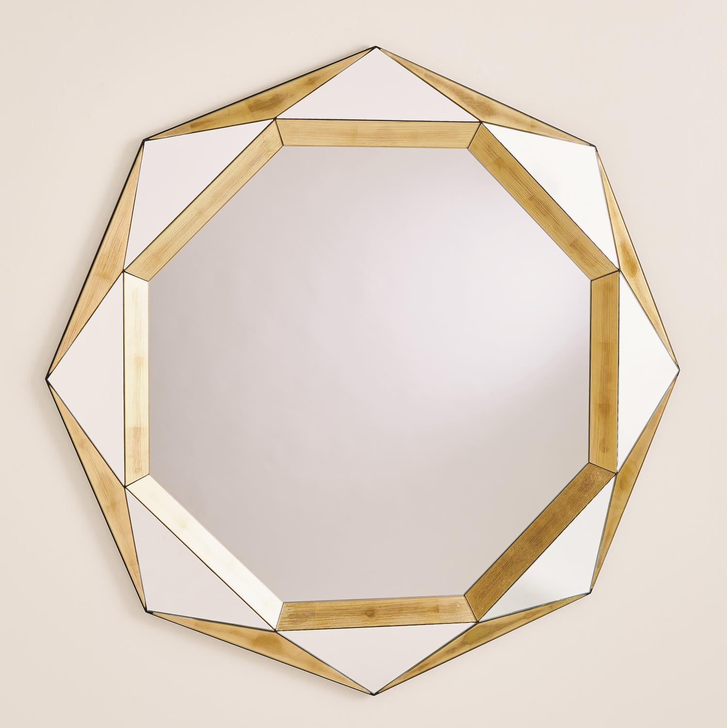 Madeleine Mirror - Gold Leaf - Grats Decor Interior Design & Build Inc.