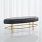 Ellipse Bench - Ebony - Grats Decor Interior Design & Build Inc.