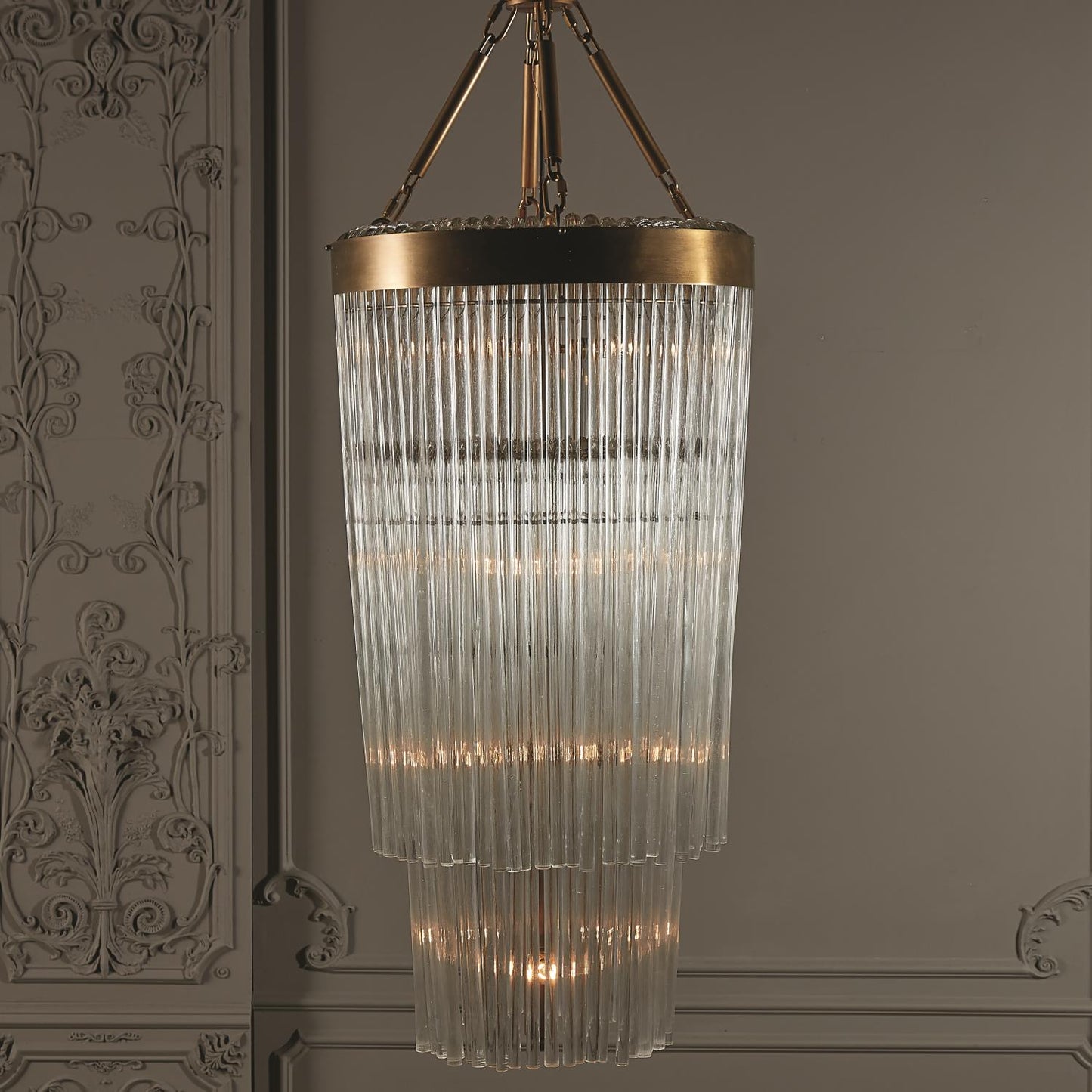 Rain Chandelier - Grats Decor Interior Design & Build Inc.