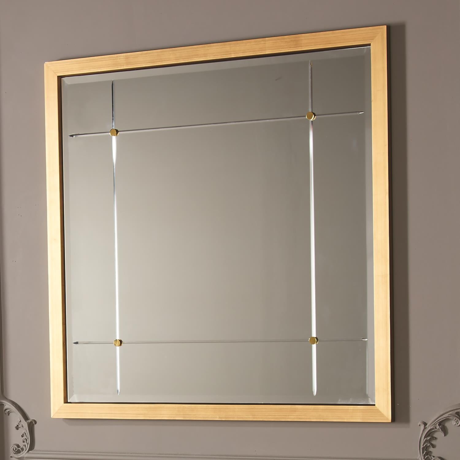 Beaumont Mirror - Gold Leaf - Grats Decor Interior Design & Build Inc.