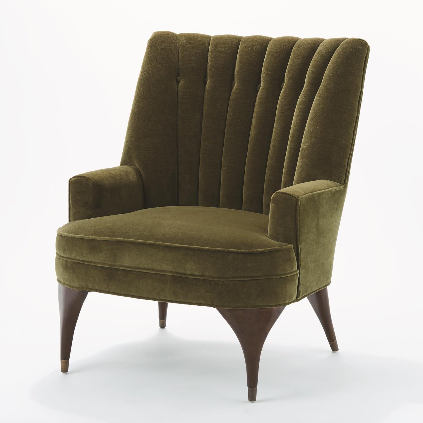 Duncan Chair - Moss Velvet - Grats Decor Interior Design & Build Inc.