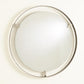 Floating Mirror - Nickel Clips - Natural Iron Finish - Grats Decor Interior Design & Build Inc.