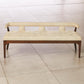 Moderno Bench - Ivory Marble Leather - Grats Decor Interior Design & Build Inc.