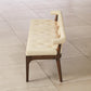 Moderno Bench - Ivory Marble Leather - Grats Decor Interior Design & Build Inc.