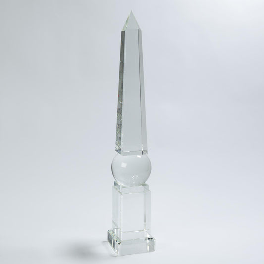 Tall Crystal Obelisk - Grats Decor Interior Design & Build Inc.