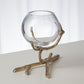 Twig Vase Holder - Brass