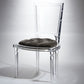 Marilyn Acrylic Side Chair - Pewter Grey - Grats Decor Interior Design & Build Inc.