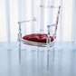 Marilyn Acrylic Arm Chair - Red Pepper - Grats Decor Interior Design & Build Inc.