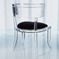Klismos Acrylic Chair - Black - Grats Decor Interior Design & Build Inc.