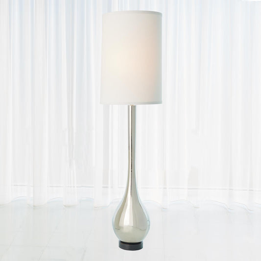 Bulb 81"H Floor Lamp - Nickel - Grats Decor Interior Design & Build Inc.