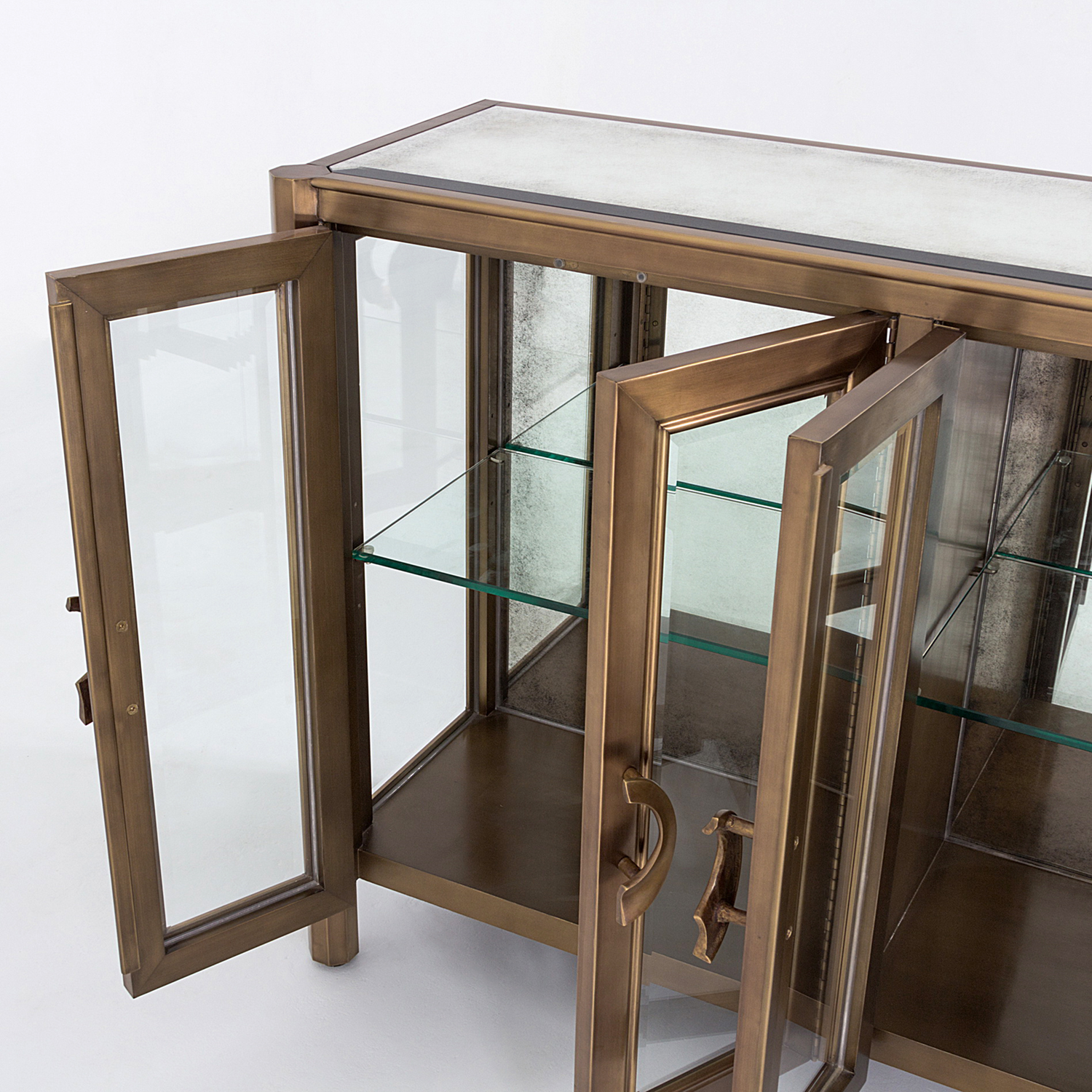 Apothecary Console Cabinet - Grats Decor Interior Design & Build Inc.
