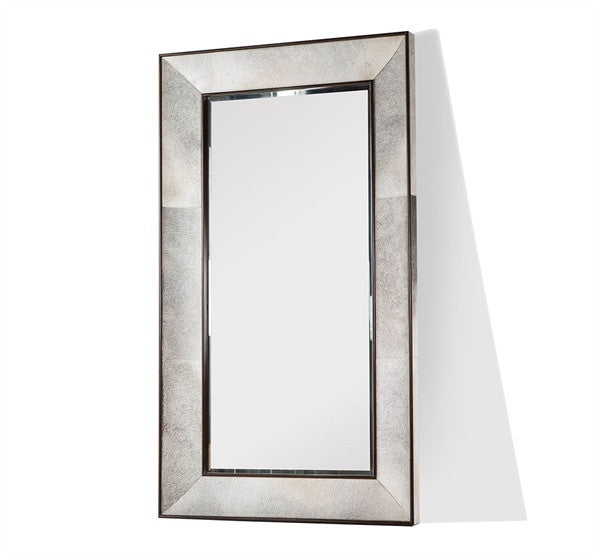 Gray Hide 84" Floor Mirror - Grats Decor Interior Design & Build Inc.