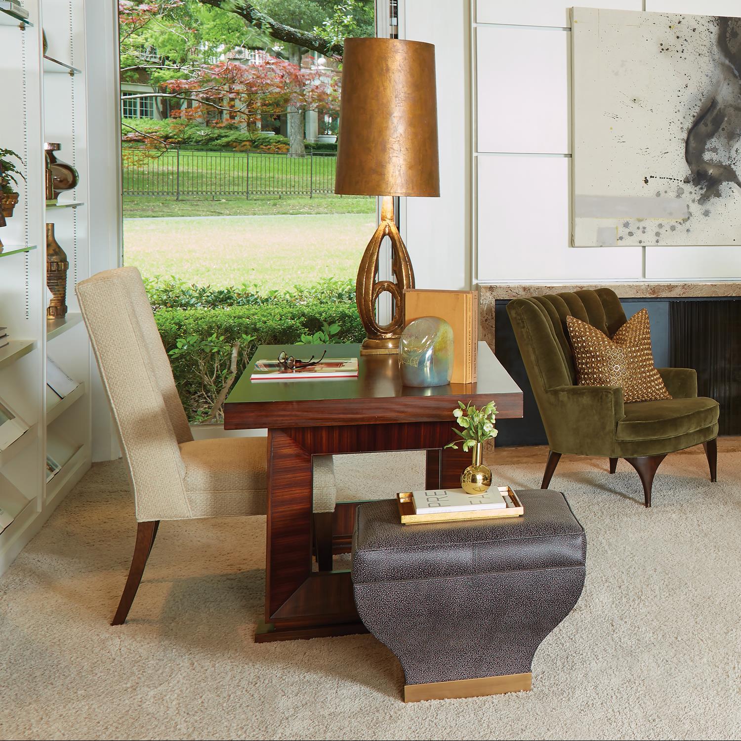 Churchill Storage Ottoman - Grats Decor Interior Design & Build Inc.