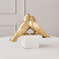 Love Doves - Brass - Grats Decor Interior Design & Build Inc.