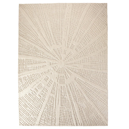 Vortex Rug - Ivory/Ivory - 4 Sizes