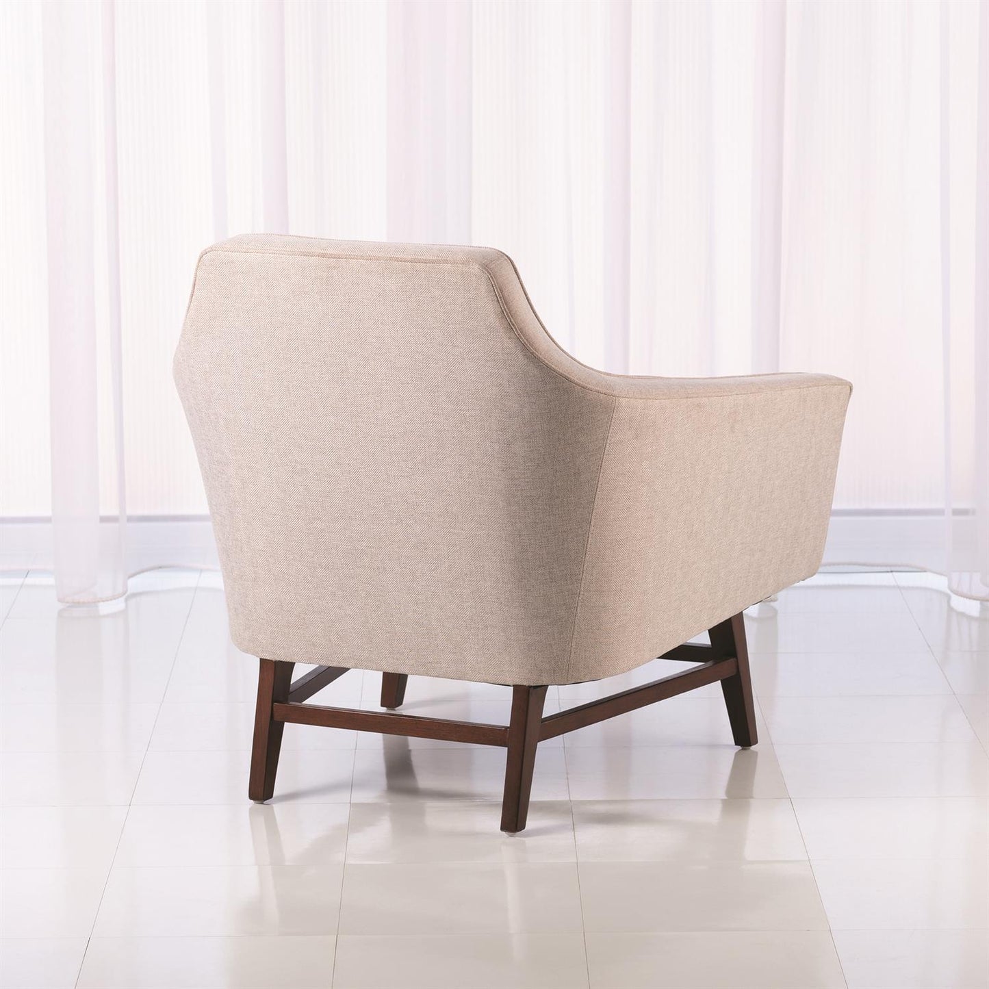 Edward Lounge Chair - Muslin - Grats Decor Interior Design & Build Inc.