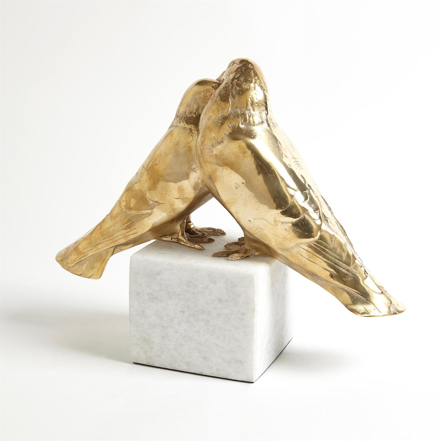 Love Doves - Brass - Grats Decor Interior Design & Build Inc.