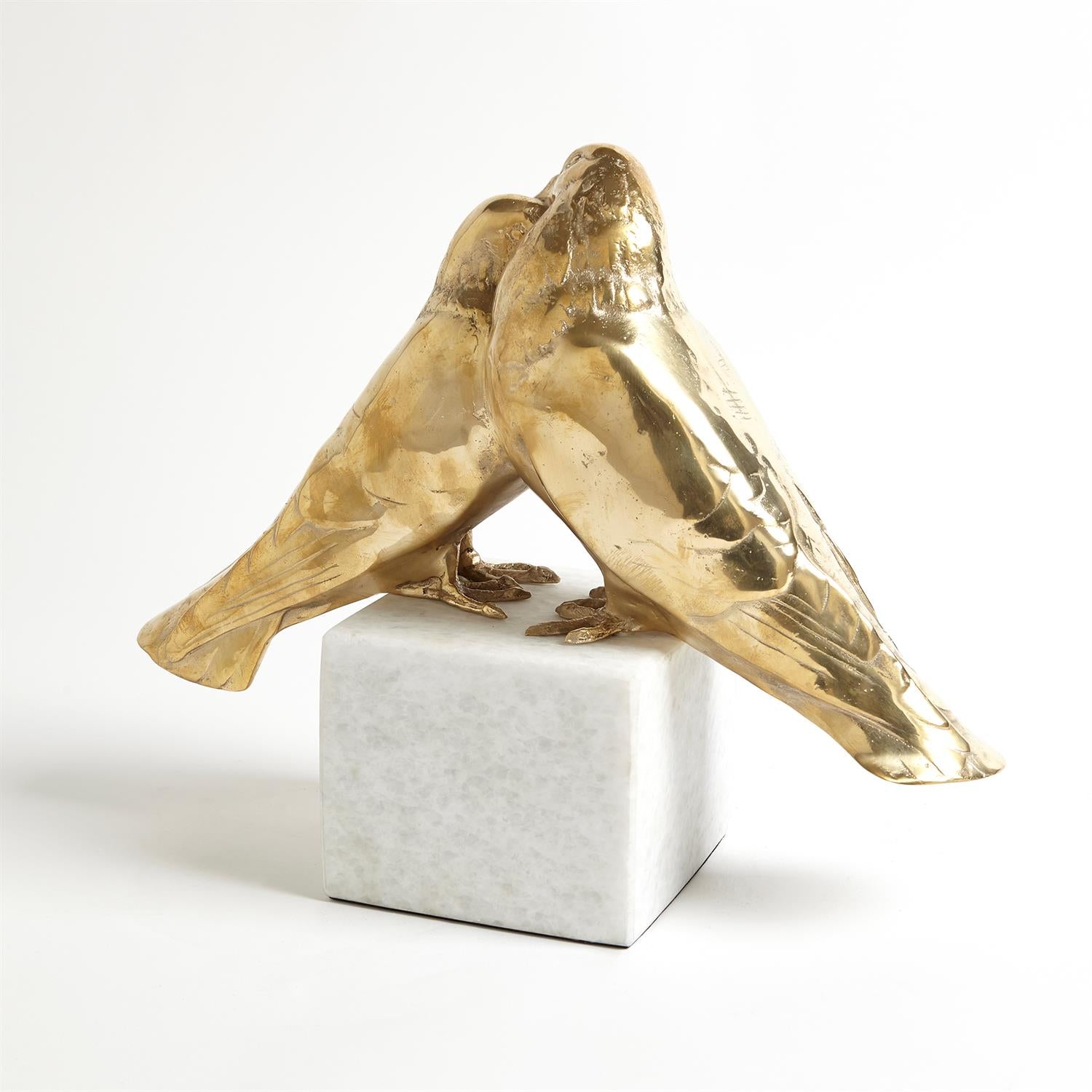 Love Doves - Brass - Grats Decor Interior Design & Build Inc.