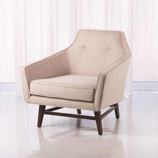 Edward Lounge Chair - Muslin - Grats Decor Interior Design & Build Inc.