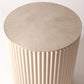 Camille Side Table - White Bronze - Grats Decor Interior Design & Build Inc.