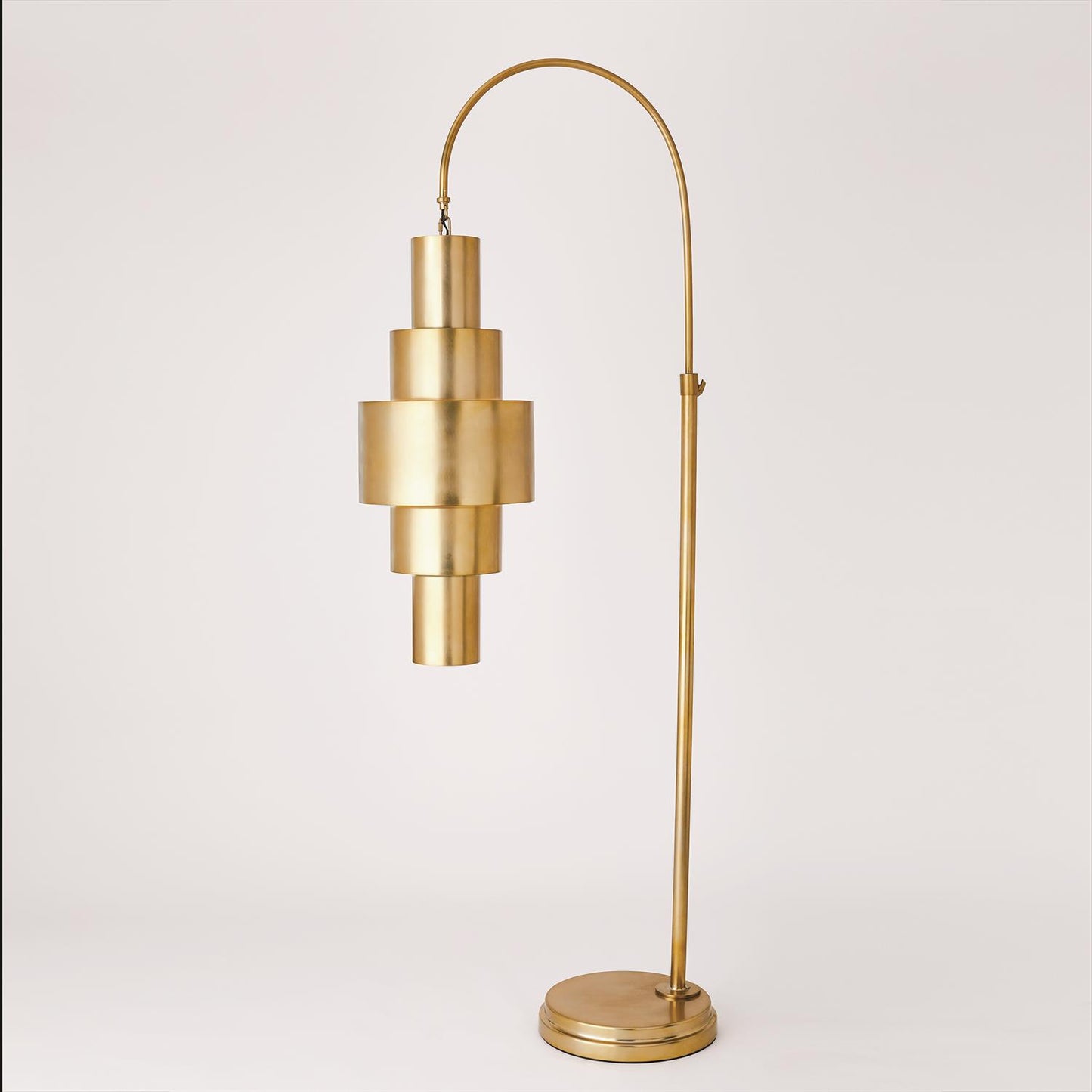 Babylon Floor Lamp - Antique Brass - Grats Decor Interior Design & Build Inc.