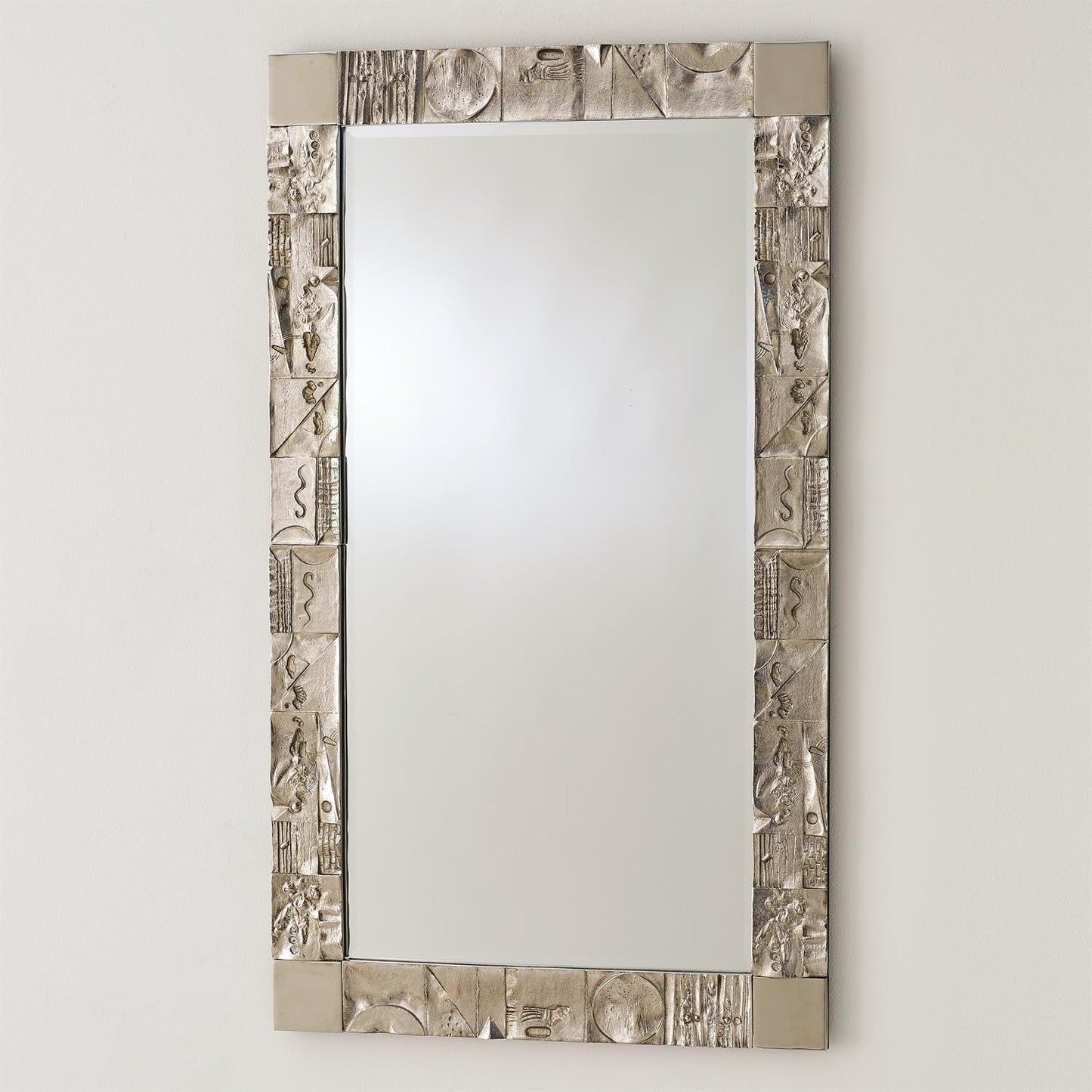 Pimlico Mirror - Nickel - Grats Decor Interior Design & Build Inc.