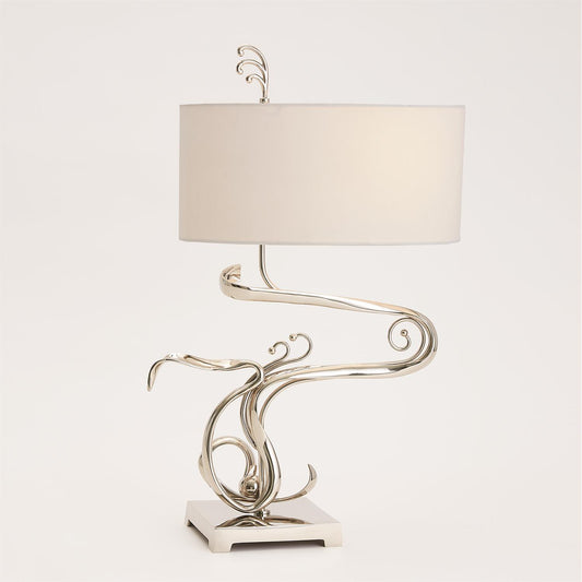 Fete Table Lamp - Nickel - Grats Decor Interior Design & Build Inc.