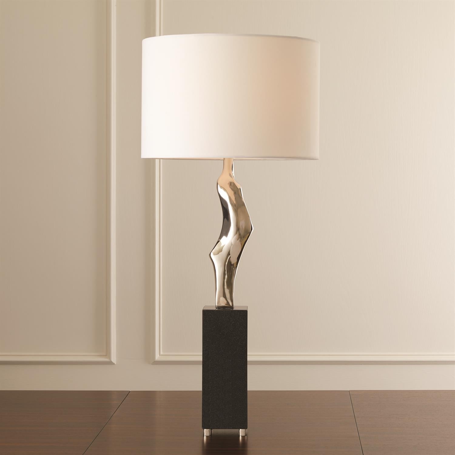 Conceptual Lamp - Nickel - Grats Decor Interior Design & Build Inc.
