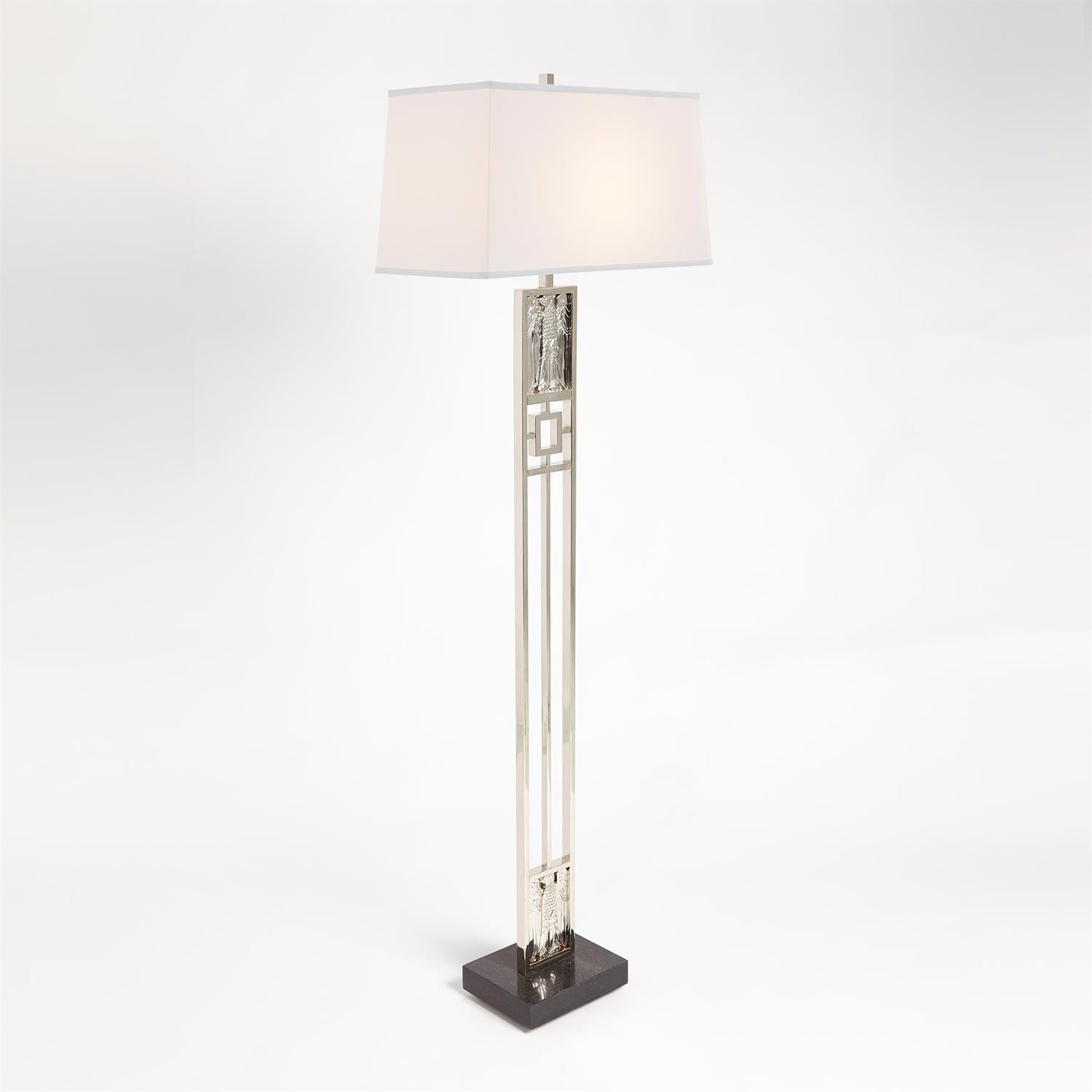 Republic Floor Lamp - Nickel - Grats Decor Interior Design & Build Inc.