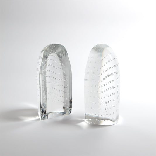 Barbara Barry Iceberg Bookends - Dewdrop Clear
