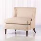 Severn Lounge Chair - Beige Leather - Grats Decor Interior Design & Build Inc.