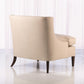 Severn Lounge Chair - Beige Leather - Grats Decor Interior Design & Build Inc.