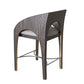 Arches Counter Stool - Grey Leather - Grats Decor Interior Design & Build Inc.