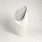 Cowl Lamp - White w/Silver Leaf - Grats Decor Interior Design & Build Inc.